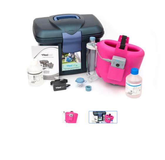 Flexineb E3 Portable Equine Nebulizer Adult Size Complete Package Pink